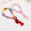 Mobile Phone Lanyard Short Style Wrist Rope Girl Heart Hanging Ornament Portable Anti-loss Schoolbag Key Chain Multi-purpose