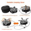 Köksredskap sätter Bulin BL100-B18 6800W Camping Cooker Gas Stove Outdoor Beach Tält Vandring 6 Burners Propan