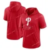 Philadelphia''Phillies''Hoodie Hommes Femmes Jeunes Olive 2024 Salute to Service Therma Performance Pull Maillot Personnalisé Baseball Hoodie