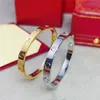 Silver rose gold ankle bracelet charms bracelets designer for women men jewelry screwdriver diamond bangles stainless steel belche2218