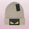 Gebreide hoed beanie cap twee ogen patroonontwerper schedel doppen casual stijl voor man vrouw winter hoeden 10 kleuren9861290