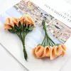 Fleurs décoratives 2 pièces Mini mousse PE artificielle fausse fleur pour la décoration de la maison fête de mariage décoration artisanat guirlande Scrapbook cadeau