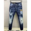 Designer Classic Mens Jeans Knight Boy Jeans Style Slim Stretch Stone Wash Process Ripped Asian Size