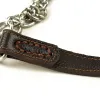 Colliers Benepaw Martingale collier en cuir sans traction anti-évasion collier de chien de formation en acier inoxydable chaîne pour animaux de compagnie pour petits chiens de taille moyenne