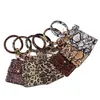 Party Favor Pu Leather Wristlet Id Card Holder For Favors With Bangles And Tassel Key Rings 41 Colors Of Sunflower Leopard Cow Class Dhe79