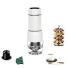 Verktyg Handpress Capsule Ground Coffee Brewer Portable Coffee Maker Espresso Machine för kaffepulver och kaffekapsel