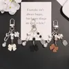 Keychains 1pc Elegent Luxury Bowknot Pearl Keychain For Girl Women Sweet Cool Key Chains Creative Cute Car Bag Pendent Decor Accessories