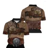 Survêtements pour hommes Sweat à capuche zippé 3D imprimé Armure en cuir médiéval Vêtements de rue Harajuku Pull Sportswear