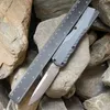 9000 Livewire AU/TO Pocket Knife D2 Full / Serrated Blad Blade Aluminum Handle Reversible Clip Tactical Hunting EDC TOOL