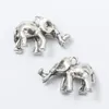 Charms 15 Stück Retro-Metall-Zinklegierung-Elefant-Anhänger für DIY handgefertigte Schmuck-Halskettenherstellung 7512