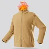 Vestes pour hommes Baimushi 3 en 1 veste de randonnée épaisse doublure amovible polaire respirant chaud camping coupe-vent vêtements de plein air