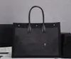 Top 10A Designer Bag Woven Style Left Bank Shopping Bag Handbag Premium Manufacturer Large Capacity Bag Popular Mobile Phone Bag Unisex Extra Large Summer 48CM