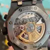 Montres d'affaires chronographe montre-bracelet AP montre Royal Oak Offshore série montre hommes montre 42mm diamètre automatique mécanique mode décontracté hommes luxe Wa
