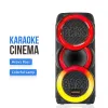 Alto -falantes 2023 Novo Dual 8 polegada de canto grande LED LED Light Light Portable Karaoke Alto