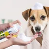 Verwijderaars huisdier droge shampoo hond droge shampoo veilige gezonde honden shampoo voor stinkende honden hond droge shampoo voor honden katten koe geitpaard
