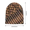 Bérets Shemagh Écharpe Bonnet Chapeaux Textures Textiles Casquette Cool Hommes Femmes Unisexe Gym Tricot Chapeau Hiver Graphique Thermique Élastique