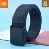 Controllo Xiaomi Mijia Cintura in nylon automatica Cintura tattica militare maschile Cintura militare in tela da uomo Cintura per pantaloni Allmatch da uomo