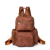 Damen-Umhängetasche, 5 Farben, einfache Atmosphäre, einfarbig, Outdoor-Sport und Freizeit-Rucksack, Joker, mattiertes Leder, Umhängetasche, modischer Reißverschluss, Damentasche 0382#