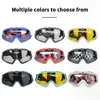 Motorhelm Bril Retro Motocross Rijden Fietsen Zonnebril Winddicht Anti Zand Offroad Universele Bril 100%-NL 240229