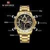 Other Watches NAVIFROCE LCD Display Mens Watch Glow Sports Mens Waterproof Military Quartz Mens Watch Relio Masculino 2023 Q240301