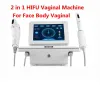 2 en 1 HIFU Machine de serrage vaginale ultrasons focalisés de haute intensité corps de levage du visage amincissant l'élimination des rides anti-âge avec chariot 5/7