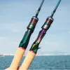 Hengels 1,68 m 1,8 m Hengel 2 Secties Spinning Lokken Wt.315g Carbon Spinning Vissen Baitcasting Hengel Lokken Werphengel