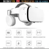 Dispositivi BOBO VR Z6 Occhiali 3D wireless Scatola per realtà virtuale Google Casco con microfono stereo in cartone per smartphone da 4.76.5 "+ joystick