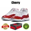 مع Box Cherry 11 11S Jumpman Basketball Shoes for Men Women Cool Gray Gray Amnitity Cap and Gown Gamma Blue Mens Sneakers Sneakers