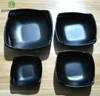 4567 tum Black Frost Square Soup Bowl Restaurant El Tabeller A5 Melamine Ware Imitation Porcelain Diagleware7697871