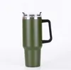 30oz Mug Tumbler With Handle Insulated Tumblers Lids Straw Stainless Steel Coffee Termos Cup ready to ship Vacuum Insulated Water Bottles