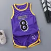 Conjuntos de roupas moda garoto menino menina basquete futebol outfit impresso top calça curta duas peças criança infantil roupas de bebê conjunto verão