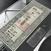 Muizen witte en zwarte kunst gaming muismat laptop gamer toetsenbord bureaumat Japanse mousepad gepersonaliseerde kantoorcomputer tapijt speelmat