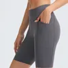 VUI-006 Women Sports Yoga Shorts Fitness High midja Slim Snabbt torrt andningsbar Hög Elasticitet Yoga Pants