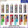 VAPME Crystal 7000 Puffs Disposable Vape Pen Mesh Coil Rechargeable E Cigarettes 650mAh Battery Pre-filled 14ml Pods Carts 0% 2% 3% 5%