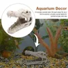 Home Fish Tank Harts Craft Pet Supplies Simulation Reptile Animal Aquarium Ornament Artificial Shelter Skull Gift 240226