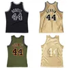 Costurado basquete jerseys George Gervin # 44 1977-78 1985 malha Hardwoods clássico retro jersey Homens Mulheres Juventude S-6XL