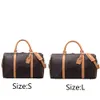 Новая модная дорожная спортивная сумка OEM на заказ, водостойкая натуральная кожа, сумка для выходных и выходных, ручная кладь на ночь, коричневая