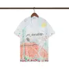 Herr t-shirts Summer Mens Polo Shirt T-shirt Senaste Beach Sports T-Shirt Running Trend Pattern Design Kortärmad poloskjorta 240301