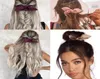 16pcslot Söt kanin öronflicka hårrep scrunchie bowknot elastic hårband för kvinnor bågar hästsvanshållare tillbehör7670538