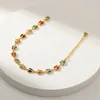 Charm Bracelets Mixed Color Crystal Butterfly For Woman Copper 18K Real Gold Pearl Heart Bracelet Elegant Handmade Jewelry