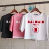 Mulheres colheita top Mulheres camisetas de algodão colheita top camisetas impressão top ombro botão decoração verão em torno do pescoço camisetas roupas de grife mulheres streetwear regata