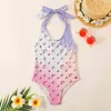 Kids One-Pieces Swimwears Girls Designer Swimsuits Toddler Children Bikini Summer luxury Letter Printed Beach Pool Sport Bathing Suits Youth Baby Clothing