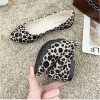 Schuhe 2020 Neue Herbst Frauen Slip Auf Wohnungen Schuhe Leopard Print Schuhe Beiläufige Einzelne Schuhe Ballerina Mädchen Große Größe Flach mund Schuhe