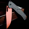 Handle Carbon Fiber BM 15535 Tactical Folding Knife Outdoor Camping Survival Knives Portable Pocket EDC Tool