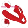 Vibrateur électrique multi-fréquence pour léchage de langue, bâton de Massage de flirt féminin, dispositif de Masturbation, Simulation de pénis amusant pour adulte