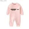 Born Baby Boy Girl Rompers Designer Brand LETTER COSTUME SALLOS Vêtements Juin