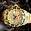 Hot Sale Montre Original 116758 Master Diamond Moissanite Watch Designer Men Movement Watches Automatic Mechanical Wristwatches Luxury Mens Watch Dhgate New