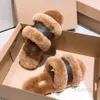 Designer-Plüsch-Slipper, australischer Plateau-Slipper, Wollschuhe, Schaffellleder, klassische Marke, lässige Damen-Slipper-Stiefel