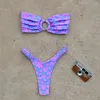 Новые женские купальники Micro Bikini Push Up Женские купальники 2024 Сексуальный женский бразильский комплект Стринги Biquini Купальники с принтом Пляжная одежда Лучшее качество Лучшее качество