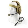 Accessoires de haute qualité des casques sportifs tactiques de haute qualité utilisent avec le casque microphone PTT Talkback pour Wargame Airsoft CS